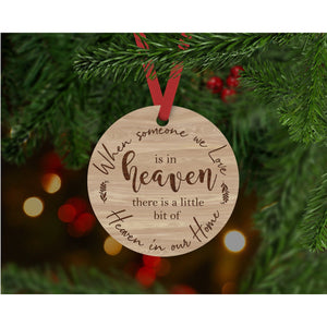 When Someone we love is in heaven Ornament - Aston Blue