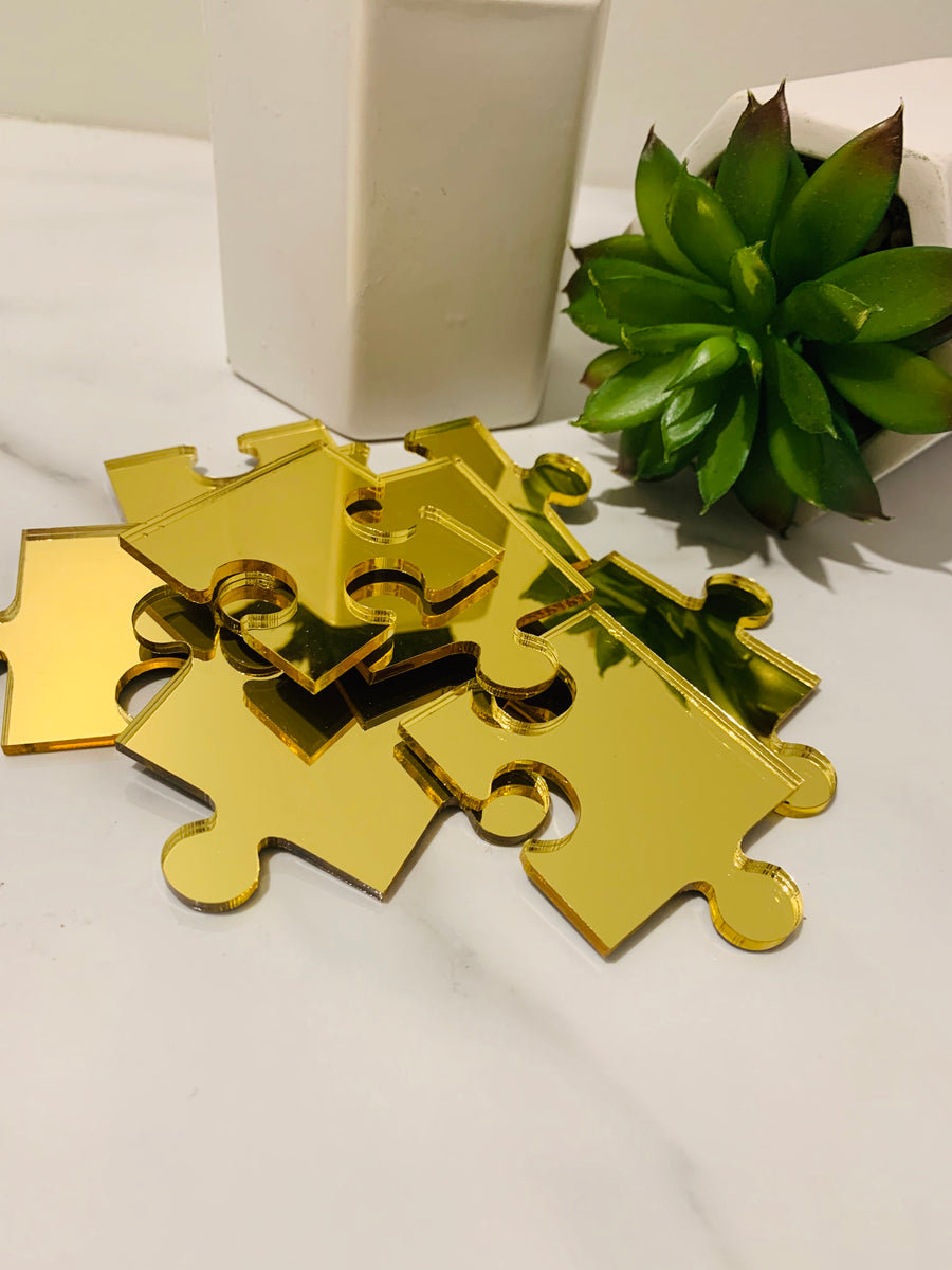 Mirror Acrylic Puzzle - Aston Blue