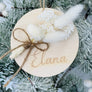 Custom Name Dried Flower Ornament SKU 38