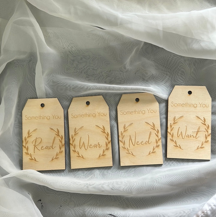 Something you want tags- 4 Tags