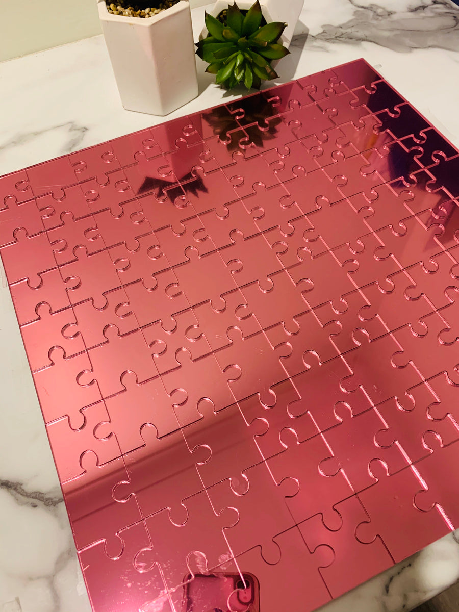 Mirror Acrylic Puzzle - Aston Blue