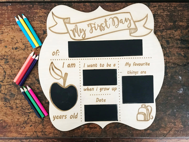 Back to School Board - Aston Blue