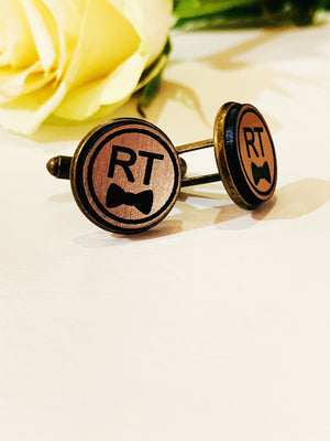Personalised Cufflinks - Aston Blue