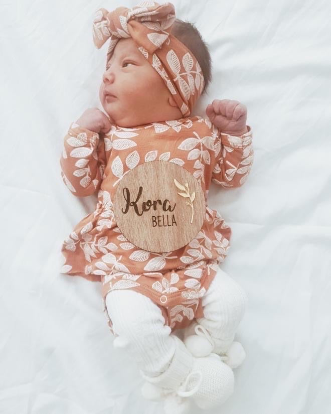 Birth Announcement Sign - Aston Blue