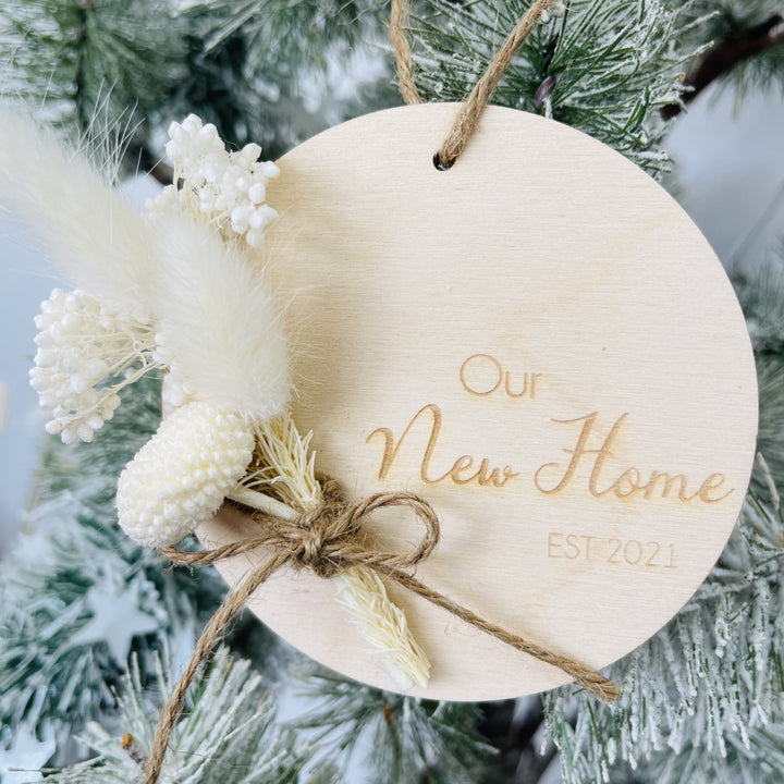 New Home Dried Flower Ornament SKU 65