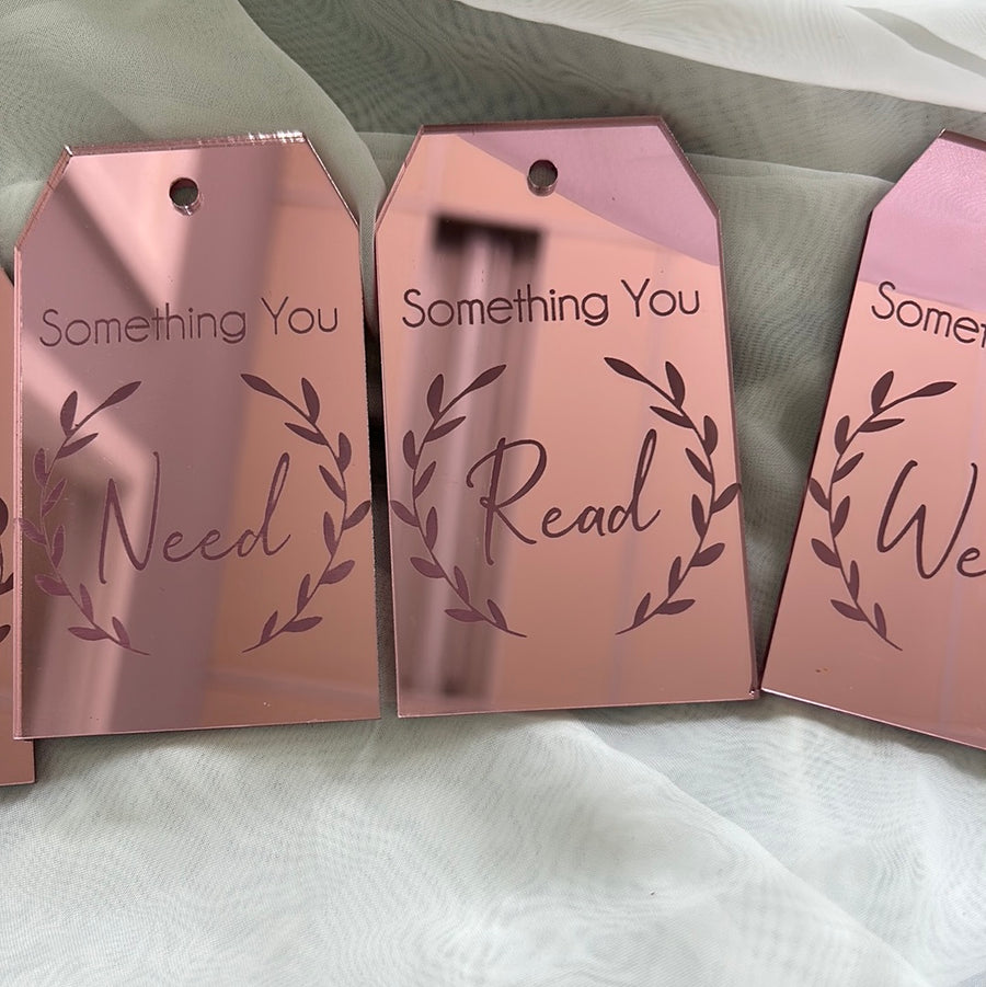 Something you want tags- 4 Tags