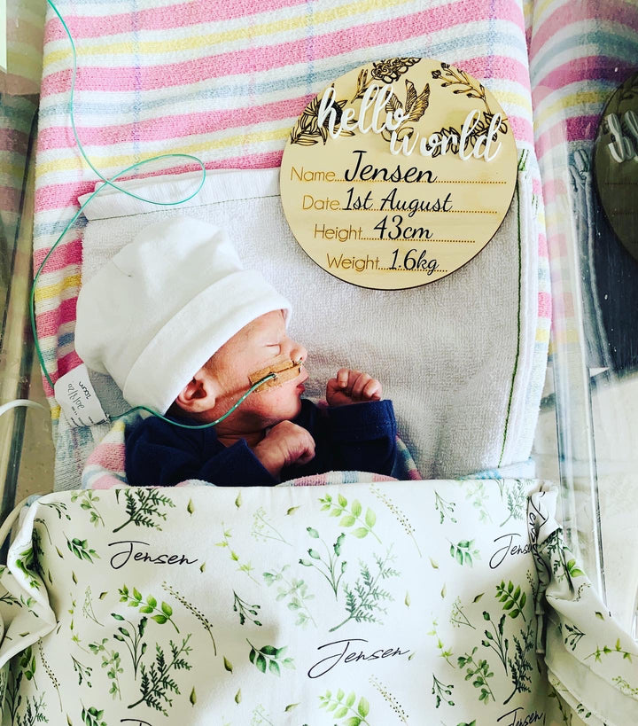 Birth Announcement Sign