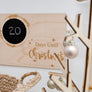 Christmas Countdown Board - Aston Blue