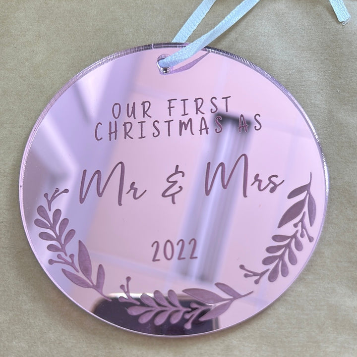 Mr & Mrs Ornament