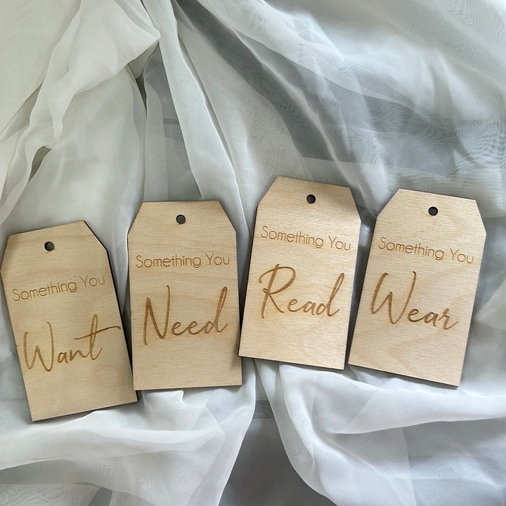 Something you want tags- 4 Tags
