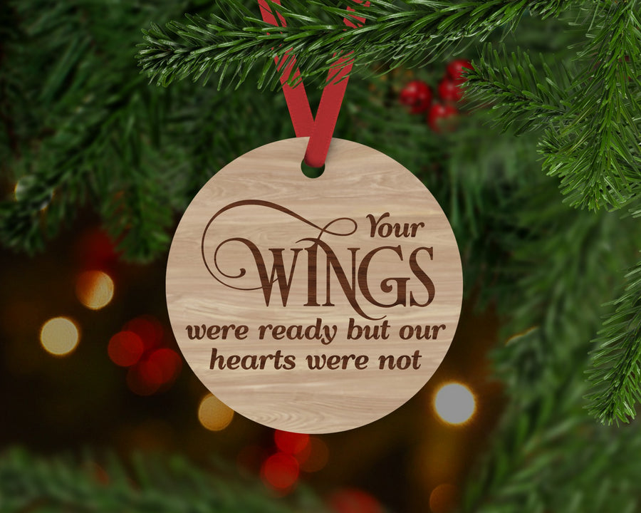 Your Wings Were Ready Ornament - Aston Blue